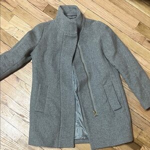 J. Crew Gray Trench Coat